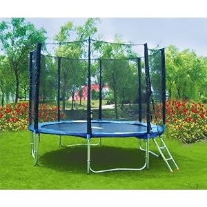 SixBros. Sport - Professional Trampoline de jardin - 3,70 m Ø - T370 | Filet de sécurité | Échelle | Housse de protection | Modèle 2013 SixBros. Sport - Professional Trampoline de jardin - 3,70 m Ø - T370 | Filet de sécurité | Échelle | Housse de protection | Modèle 2013