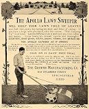 1908 Ad Apollo Lawn Sweeper Leaves Grass Care Cleaning - Original Print Ad