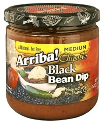 Arriba! Spicy Black Bean Dip, 16-Ounce Jars (Pack of 3)
