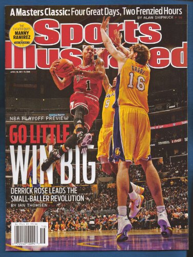 DERRICK ROSE "GO LITTLE WIN BIG" SPORTS ILLUSTRATED CHICAGO BULLS PLAYOFFS 2011 MVP!
