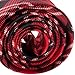 TopTie Unisex Black and Red Plaid Skinny 2