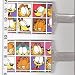 Search : Set of 2 Luggage Tags Made with Garfield Odie Faces Fabric