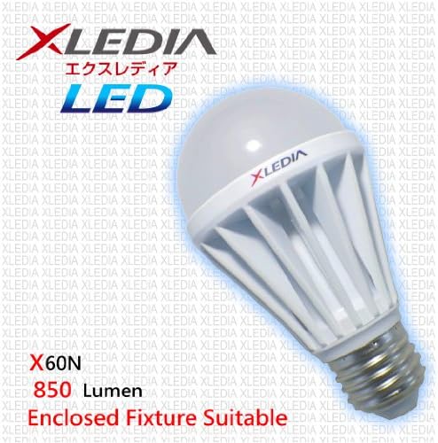 XLEDIA LED Bulb-X60N (A19-60W Equivalent-850 Lumen-Cool White-Enclosed Fixture Suitable)