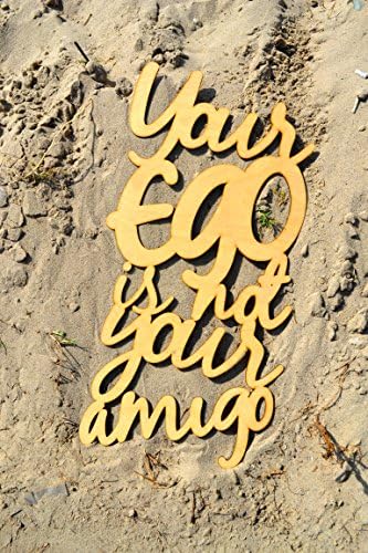 "Your Ego is Not Your Amigo" Wood Wall Art