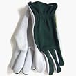 Garden Gloves w/ leather palm and forefinger