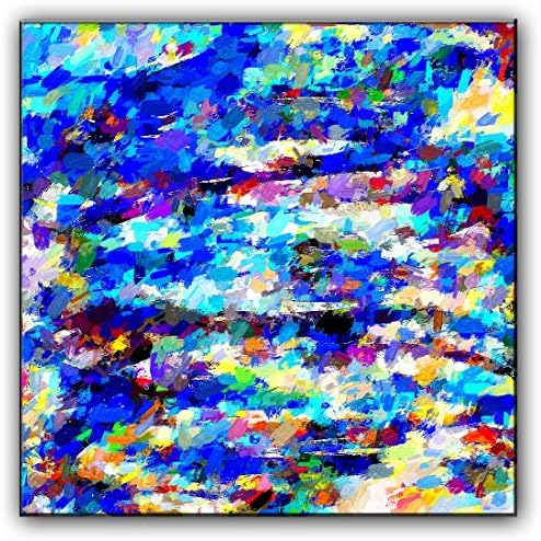Abstract Painting, DNA, Oil on canvas, signed original contemporary art