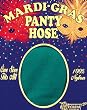 Green Adult Mardi Gras Panty Hose Tights