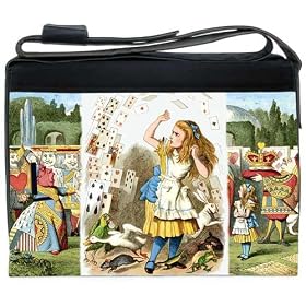 Baba Studio - Sacoche pour Ordinateur Portable (15.4") - Imprim�e Alice au Pays des Merveilles "La Douche de Cartes", Tenniel