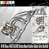 89-98 Nisaan 240SX S13 S14 KA2DE Bottom Stainless Turob Manifold by EMUSA