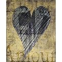 Amour Heart - 16 X 20