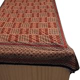 Cotton Bedcover Wood Block Print Home Furnishings Twin