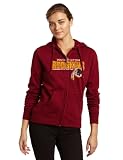 NFL Women's Washington Redskins Football Classic III Long Sleeve Fullzip Fleece Hoodie (Dark Garnet, X-Large)
