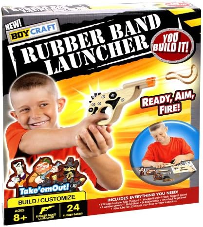 Boy Craft Rubber Band Launcher Kit