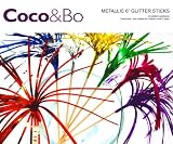 10 x Coco&Bo Metallic Cocktail Glitter Sticks - Cocktail Accessories