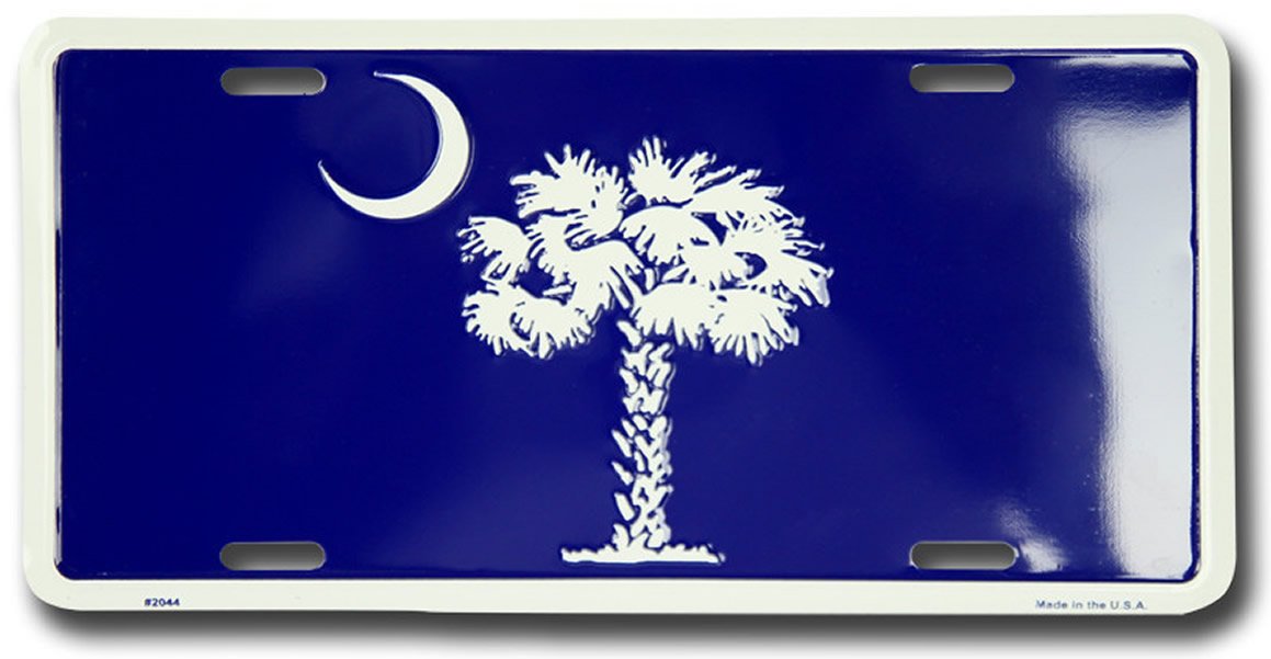 Amazon.com: South Carolina State Flag License Plate: Automotive Amazon.com: South Carolina State Flag License Plate: Automotive