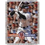 Carlos Beltran #15 New York Mets MLB Woven Tapestry Throw Blanket (48x60)