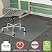 Deflecto CM14113COM SuperMat Frequent Use Chair Mat, Med Pile Carpet, Roll, 36 x 48, Lipped, CR