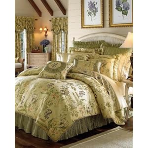 Croscill Iris Jacquard 4-Piece Queen Comforter Set