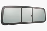 CRL Tri-Vent Three Panel Truck Slider with Solar Glass