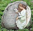 Joseph's Studio Irish Angel with Blessing Outdoor Garden Stone