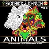 Animal: Discover 50 Unique Stress Relieving Animal Designs (Adult Coloring Books - Art Therapy for The Mind Book) (Volume 3)