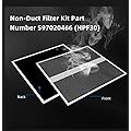 MEKILYN HPF30 Range Hood Non-Duct Charcoal Filters Kit