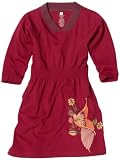 Tea Collection Girls 2-6x Amate Aves Raglan Dress, Magenta, 3