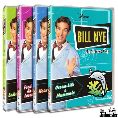 Bill Nye the Science Guy Collection Three (Deserts & Lakes and Ponds, Food Web & Animal Locomotion, Heart & Genes, Ocean Life & Mammals)