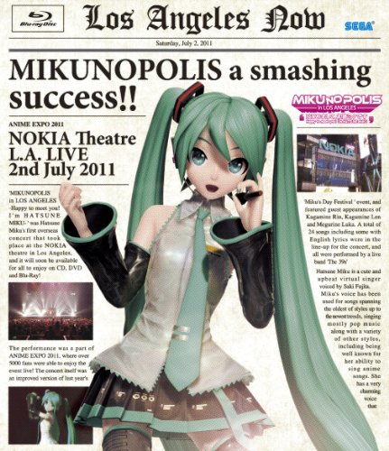 【特製ポストカードセット付】MIKUNOPOLIS in LOS ANGELES “はじめまして、初音ミクです” [Blu-ray]