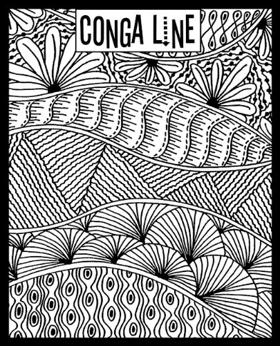 Conga Line Texture Stamp By Helen Breil