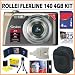 Rollei Flexline 140 10MP Digital Camera in Black + 4GB Accessory Kit