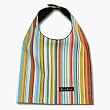Bella Tunno - Cowboy Brown Multi Stipe Bib with Brown Back