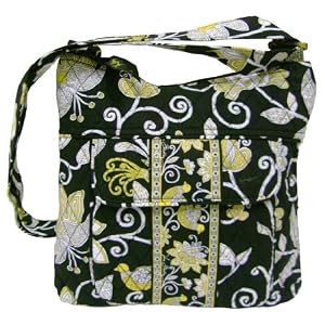 Vera Bradley Yellow Bird Hipster Bag Tote