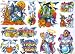 Halloween Glass Stickers Clings Decorations Vinyl Film Window - Reusable Every Year