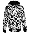 No Fear Men's RACING SCRIBBLE SWEATSHIRT- Black