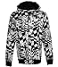 No Fear Men's RACING SCRIBBLE SWEATSHIRT- Black