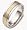 Custom Platinum and 18 Karat Gold Comfort Fit 6mm Wedding Band - 6.25