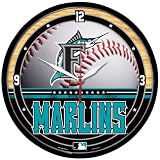 Florida Marlins Round Clock