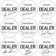 Set of 10 Professional Collector's Dealer Buttons