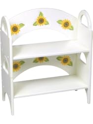Sunflower Stacking Bookshelves/Toddler Benches - Set of 2