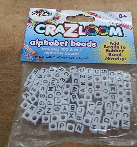 The Cra-z-art Cra-z-loom Alphabet Beads (100 Ct)