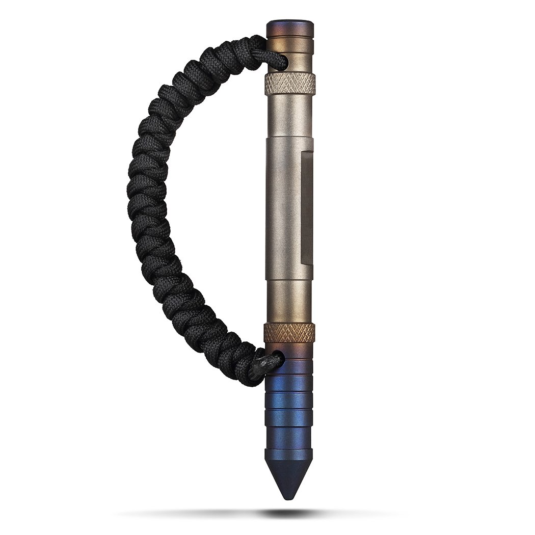 TIEDC Handemade TC4 Titanium Ti Self Defense tool EDC Pocket Keychain