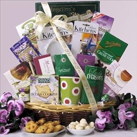 Tea Treasures Large Gift Basket