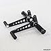 Ryca Motors Universal Aluminum Rearsets - Black