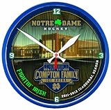 NCAA Notre Dame Fighting Irish Round Clock