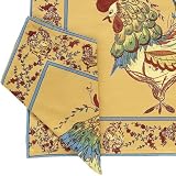 April Cornell Coq Monsieur Napkins, Gold, Set of 4 by April Cornell