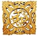 Chinese Hand Carved Camphorwood Wall Plaque 