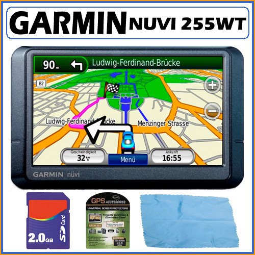 Garmin Nuvi 255WT 4.3-inch Portable GPS Navigator + GPS Accessory Kit