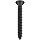 Black Oxide Alloy Steel Tamper Resistant Sheet Metal Screw, USA Made, Flat Head, Tamper-Resistant Pin-In-Head Hex Drive