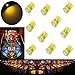 PA 10PCS #555 T10 1SMD LED Wedge Pinball Machine Light Top View Bulb Yellow(Amber)-6.3V